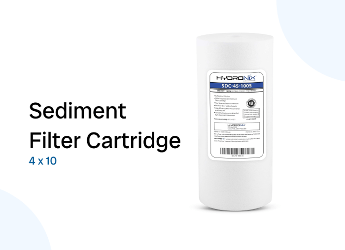 Sediment Filter Cartridge 4 x 10, 5 Microns image