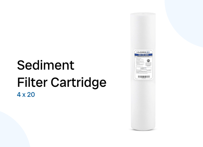 Sediment Filter Cartridge 4 x 20, 5 Microns image